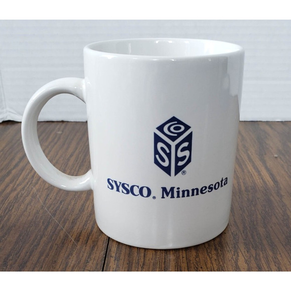 Sysco Minnesota White Ceramic Coffee Mug Food Service Trucking Teamwork - Picture 2 of 6